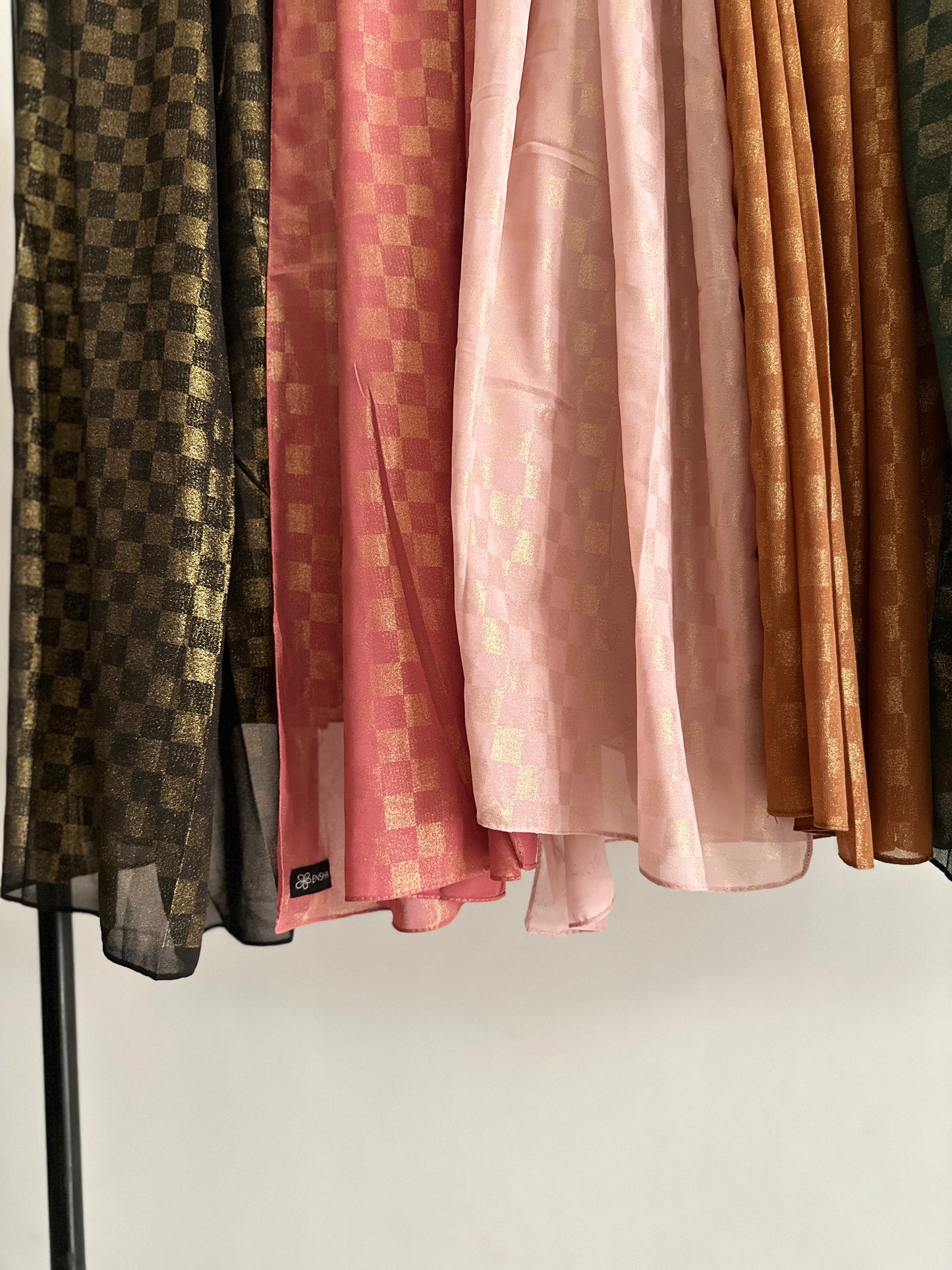 Gleam Chequered Hijab