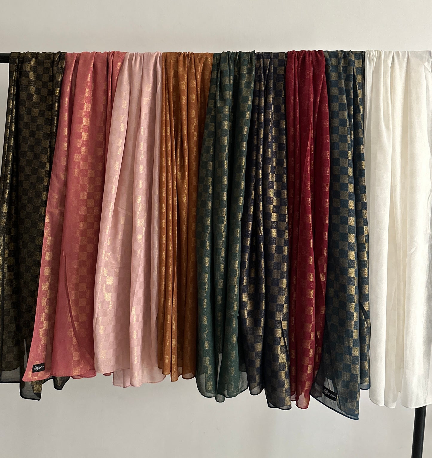 Gleam Chequered Hijab