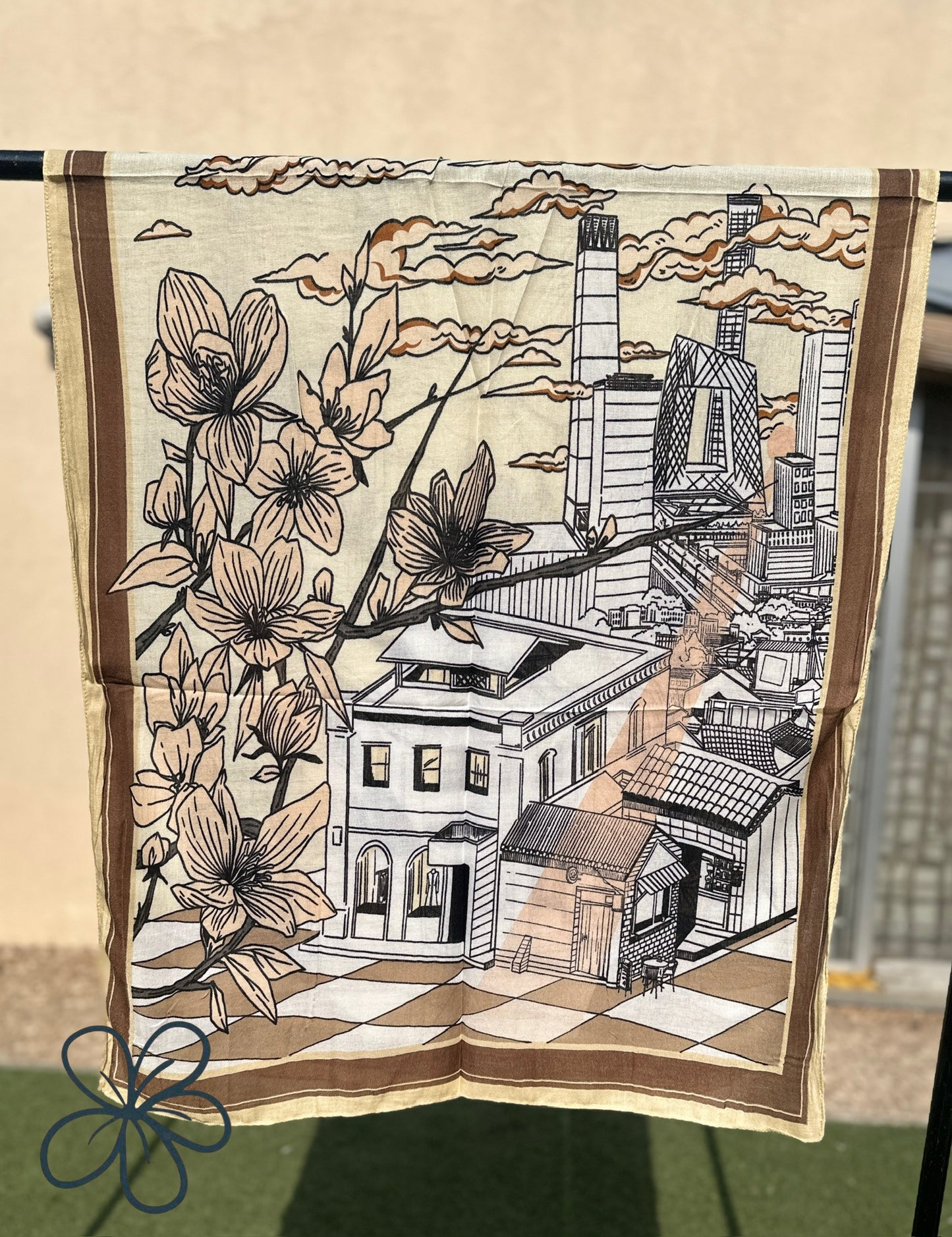 Urban Bloom Cityscape