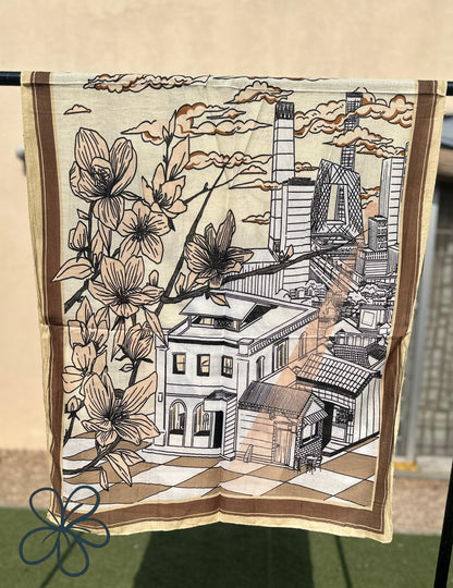 Urban Bloom Cityscape